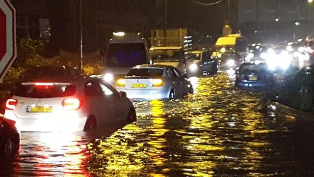 Затопление на шоссе № 444