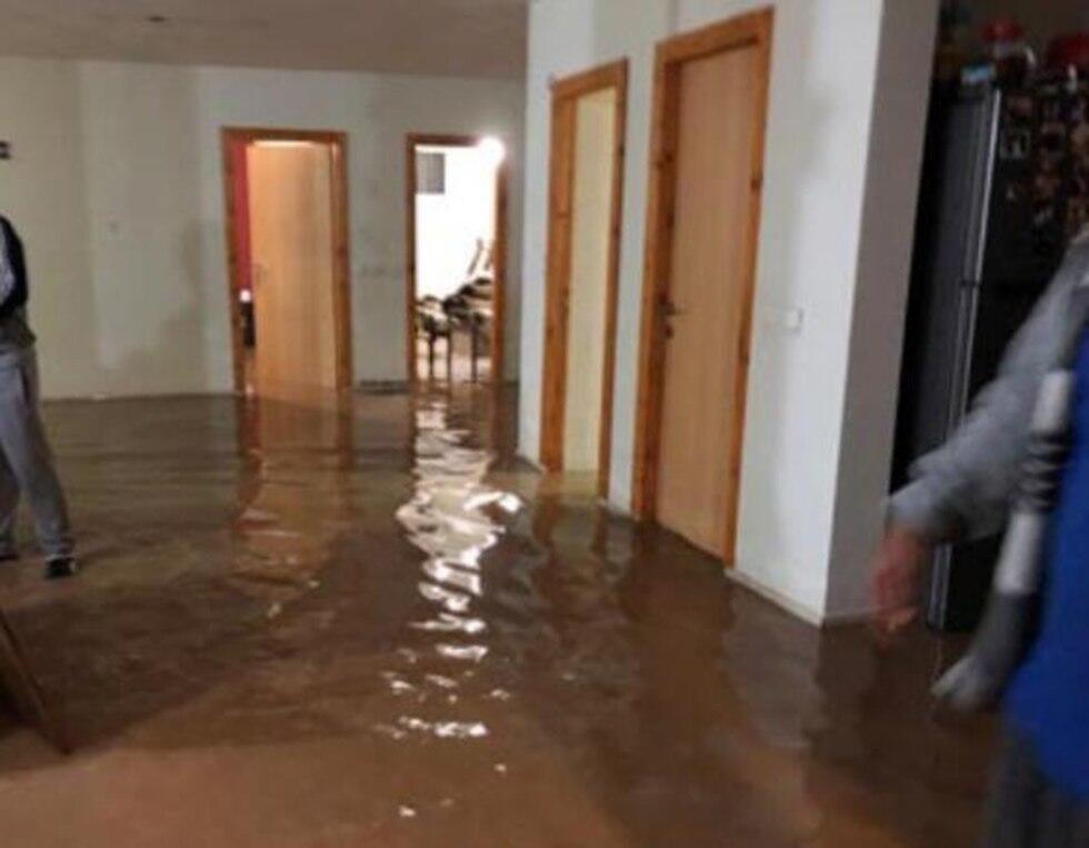 Затопление жилого дома в Тайбе