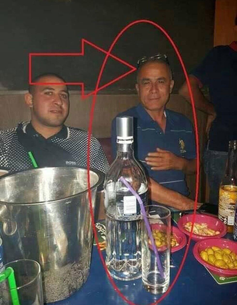 Фото Ахмада Саламе, распространенное в палестинских соцсетях