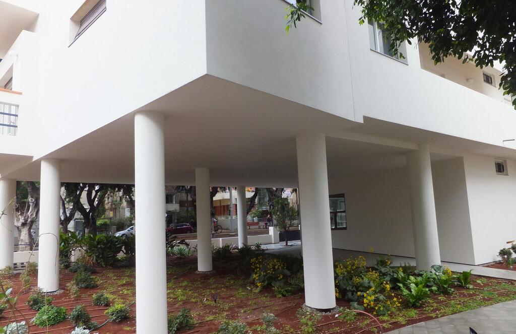 Строение на столбах - характерный элемент стиля баухауз. Фото автора (Фото автора) Строение на столбах - характерный элемент стиля баухауз. Фото автора