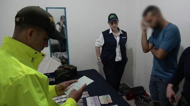 Один из задержанных. Фото: прокуратура Колумбии (צילום: משרד התובע הכללי) Один из задержанных. Фото: прокуратура Колумбии