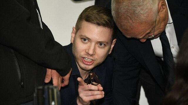 Yair Netanyahu in court (צילום: יאיר שגיא) Yair Netanyahu in court