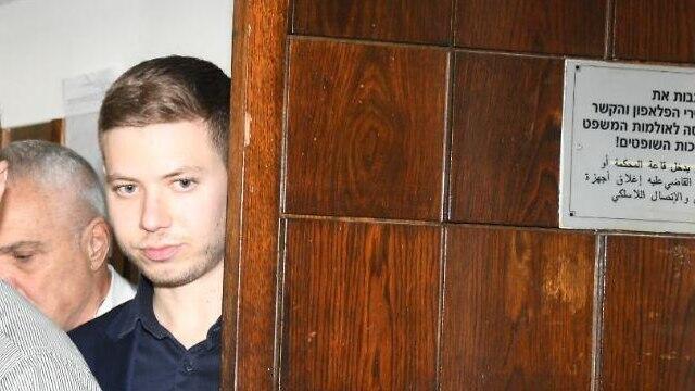 Yair Netanyahu in court (צילום: יאיר שגיא) Yair Netanyahu in court