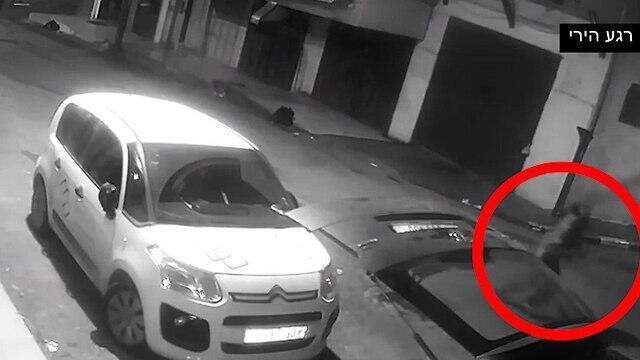 Footage showing IDF troops shooting disabled Palestinian