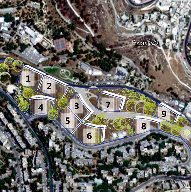 Plans for the diplomatic complex in Jerusalem