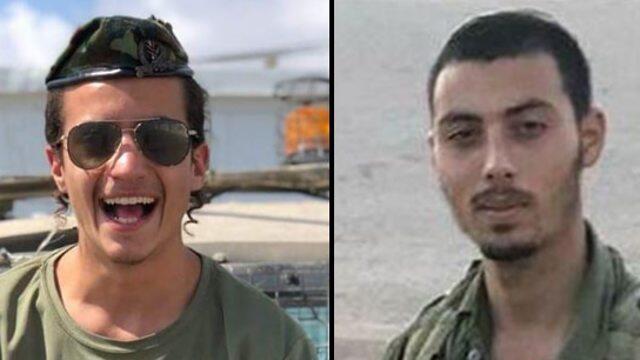 Sgt. Yosef Cohen (left) and Staff Sgt. Yovel Moryosef 