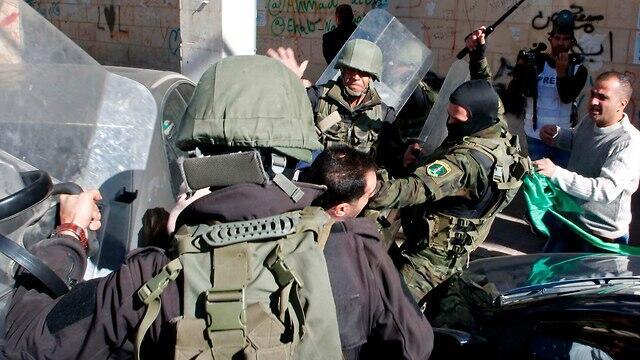 Столкновения в Хевроне. Фото: AFP