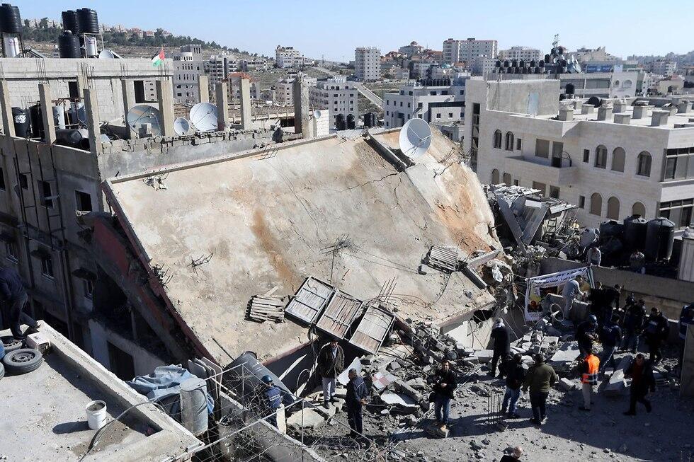 The wreckage of Hamid's home