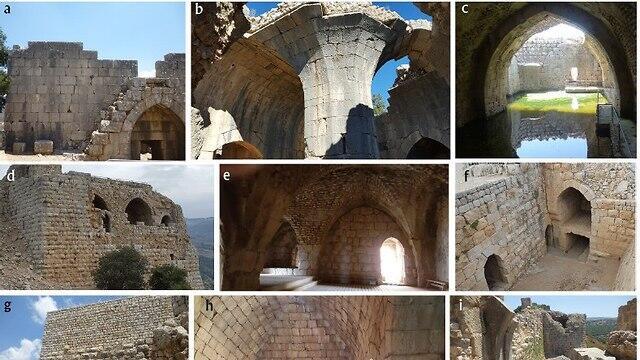 Крепостные арки (צילום: מתוך המחקר) Крепостные арки