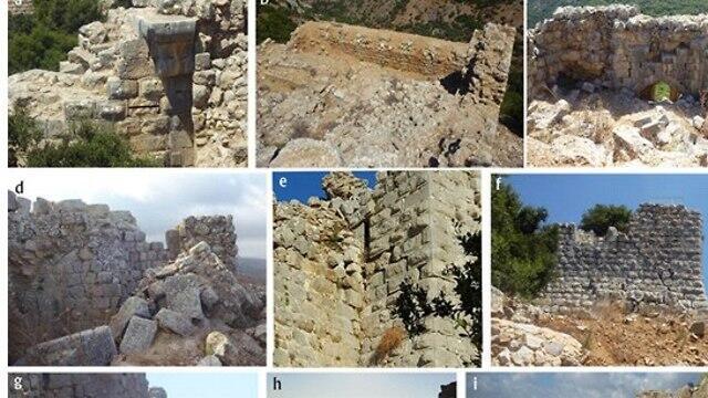 Образцы кладки (צילום: מתוך המחקר) Образцы кладки