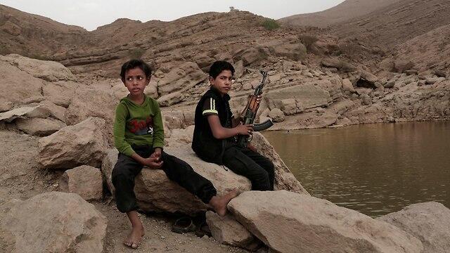 Houthi children in Yemen