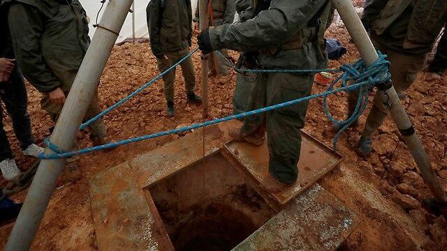 Hezbollah tunnel exposed by IDF