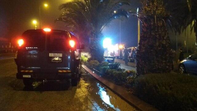 Попытка теракта возле Офры. Фото: TPS