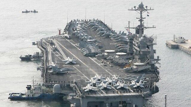 Американский авианосец. Фото: АР (צילום: AP) Американский авианосец. Фото: АР