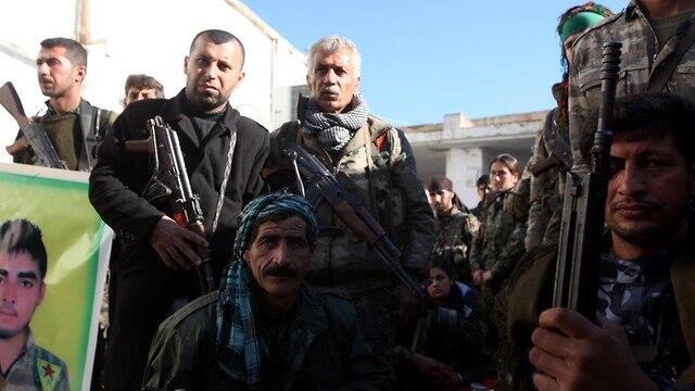 Kurdish fighters