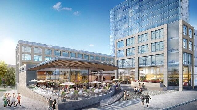 Возможный вид будущего здания Decatlon в Иерусалиме. Иллюстрация: BLK ARCHITECTS (הדמיה: BLK ARCHITECTS) Возможный вид будущего здания Decatlon в Иерусалиме. Иллюстрация: BLK ARCHITECTS