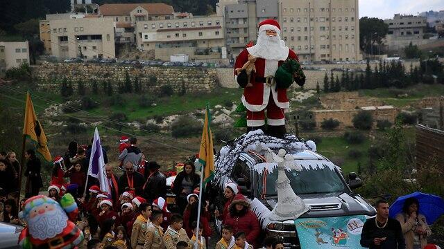 Christmas in Nazareth (Photo: AP) Christmas in Nazareth