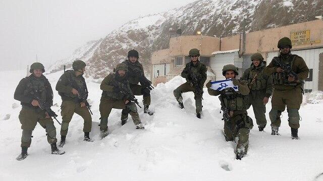 Военнослужащие на Хермоне. Фото: пресс-служба ЦАХАЛа