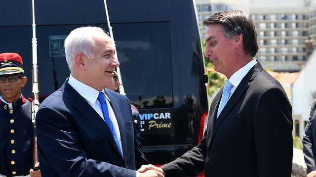 Jair Bolsonaro and Benjamin Netanyahu