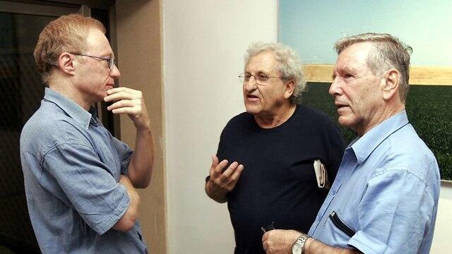Left to right: David Grossman, A. B. Yehoshua, and Amos Oz  
