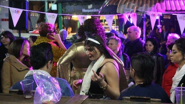 Тель-Авив, новогодняя ночь. Фото: Моти Кимхи