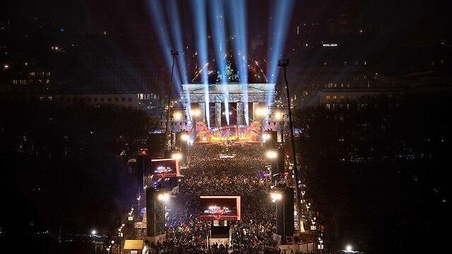 Berlin celebrates New Year's Eve, December 31, 2018