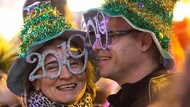 Celebrating the new year in Madrid (Photo: EPA)