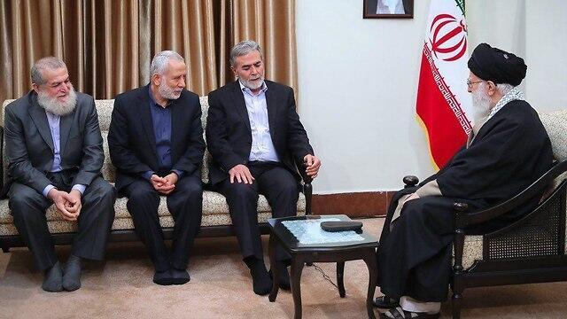 Islamic Jihad leaders meeting with Iranian Supreme Leader Ayatollah Khamenei