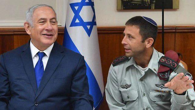 Prime Minister Benjamin Netanyahu and his military secretary Brig. Gen. Avi Blot