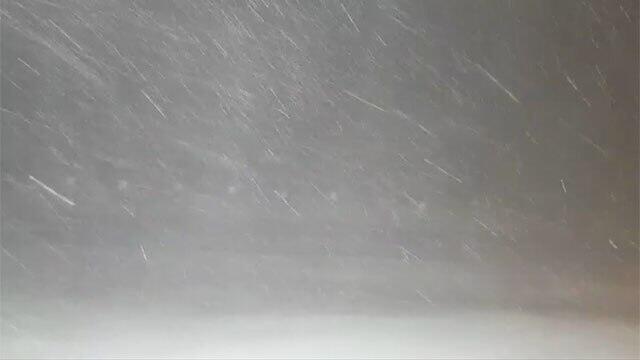 Snowstorm on Mt. Hermon