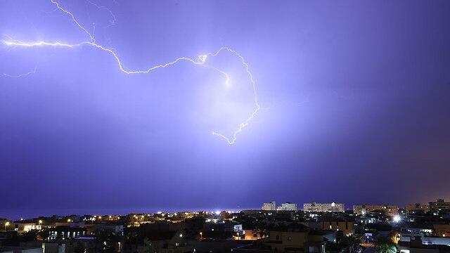 Lightening in Ashkelon