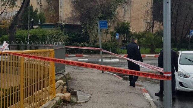 Место происшествия. Фото: TPS (צילום: אביב הרץ, TPS) Место происшествия. Фото: TPS