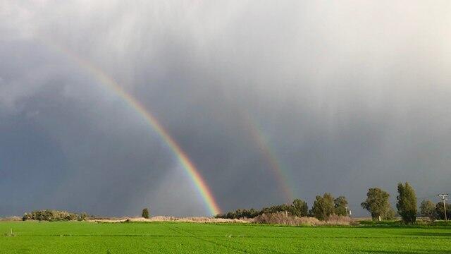 Радуга в Верхней Галилее. Фото: Шай Лави