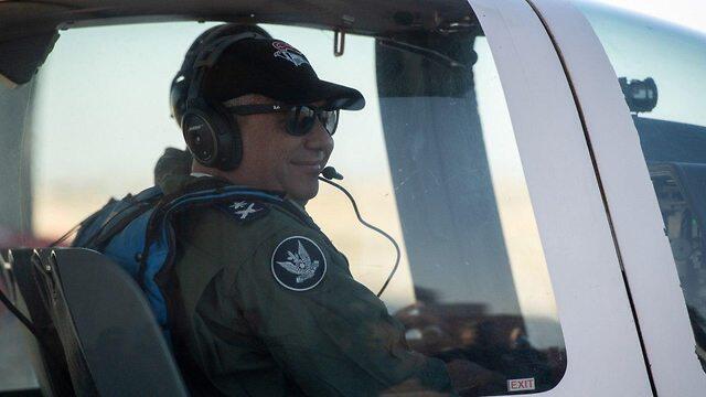 IDF Chief of Staff Lt. Gen. Gadi Eisenkot visits the Air Force