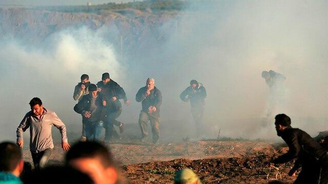 Беспорядки на границе с Газой. Фото: AFP