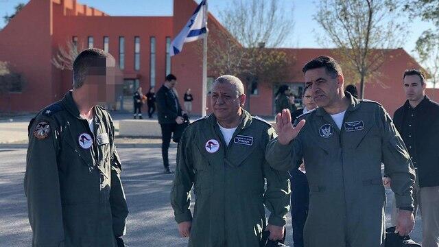 IDF Chief of Staff Lt. Gen. Gadi Eisenkot visits the Air Force
