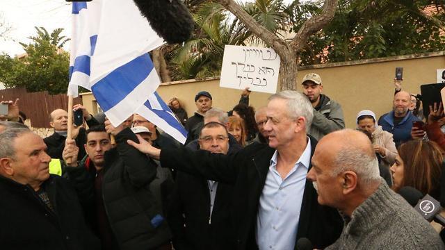 Встреча Бени Ганца с активистами Штаба за изменение закона о национальном характере. Фото: Моти Кимхи