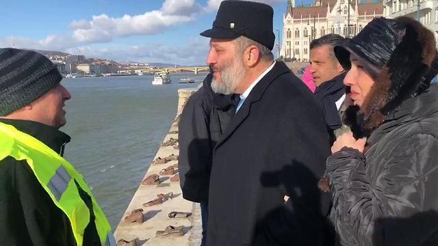 Arye Deri in Budapestnullnull Arye Deri in Budapest