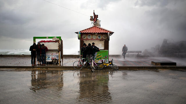 Rainy weather in Israel