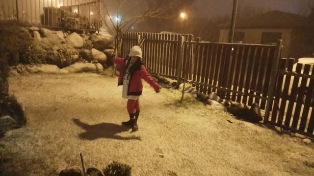 Snow in Jerusalem, January 16, 2019
