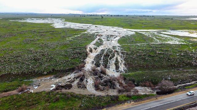 Водоем Дваш вышел из берегов. Фото: Хаим Карасно