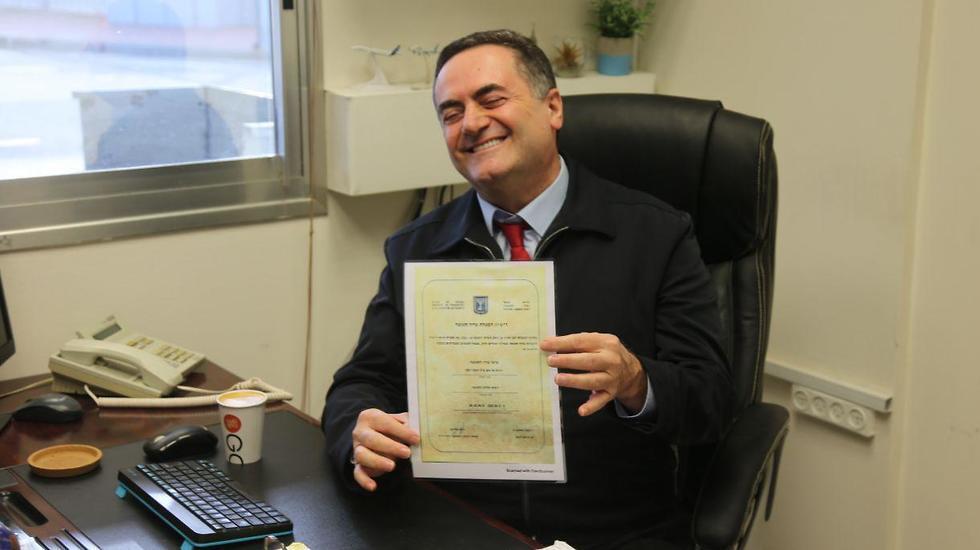 Министр транспорта Исраэль Кац в аэропорту Рамон. Фото: Моти Кимхи (צילום: מוטי קמחי) Министр транспорта Исраэль Кац в аэропорту Рамон. Фото: Моти Кимхи