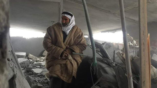 Home of Khalil Jabarin, after the demilition Fridaynullnull Home of Khalil Jabarin, after the demilition Friday