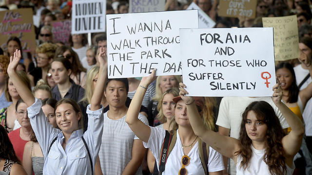 Women's March, Sydney (Photo: EPA) Women's March, Sydney