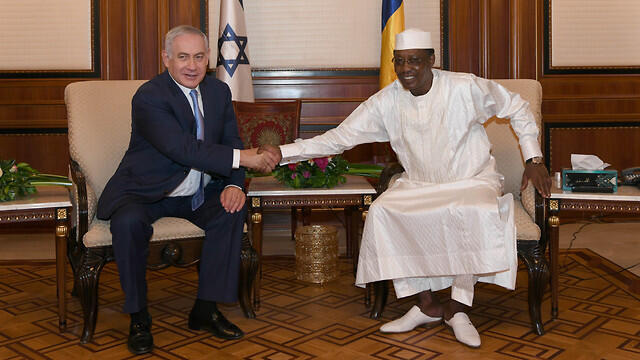 Benjamin Netanyahu and Idriss Deby