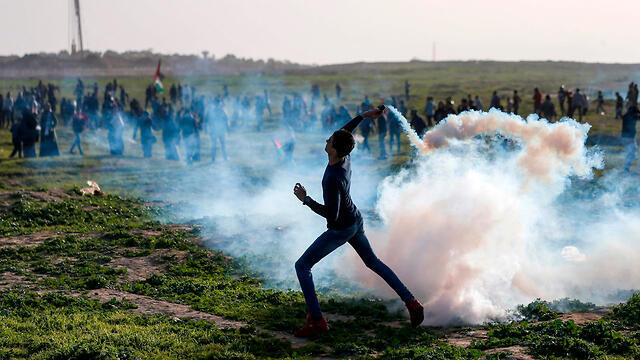 Беспорядки на границе сектора Газы. Фото: AFP