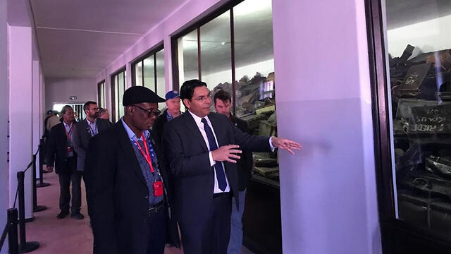 Adikalie Foday Sumah with Israeli Ambassador Danny Danon during his visit to Israel