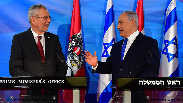 Пресс-конференция с президентом Австралии. Фото: Коби Гидеон