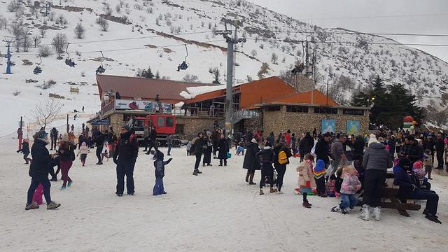 The Hermon ski resort on the Golan Heights