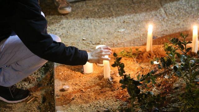 Митинг в память Ори Ансбахер. Фото: Моти Кимхи